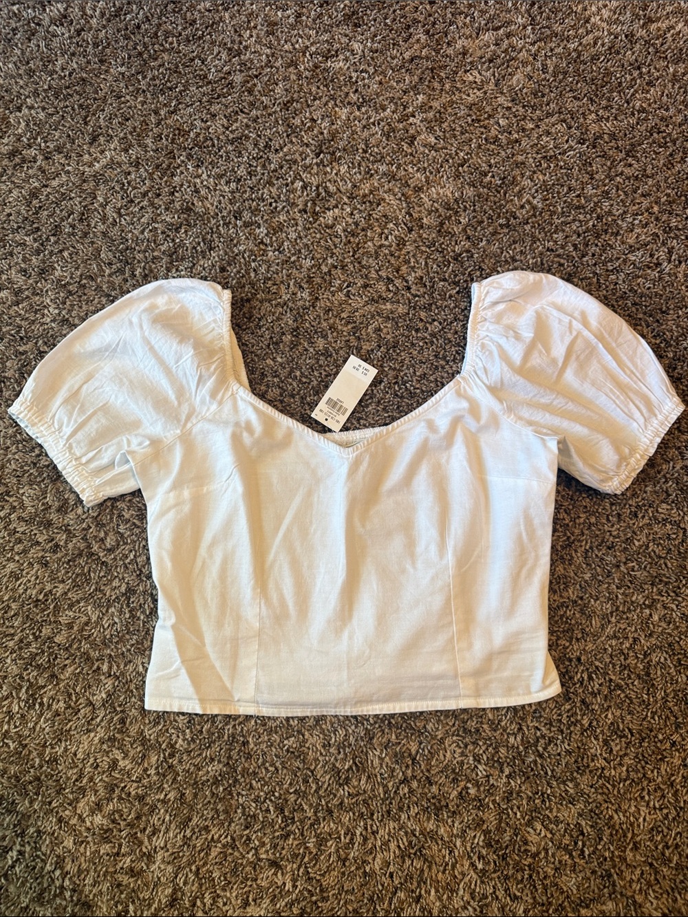 NWT! Abercrombie white top